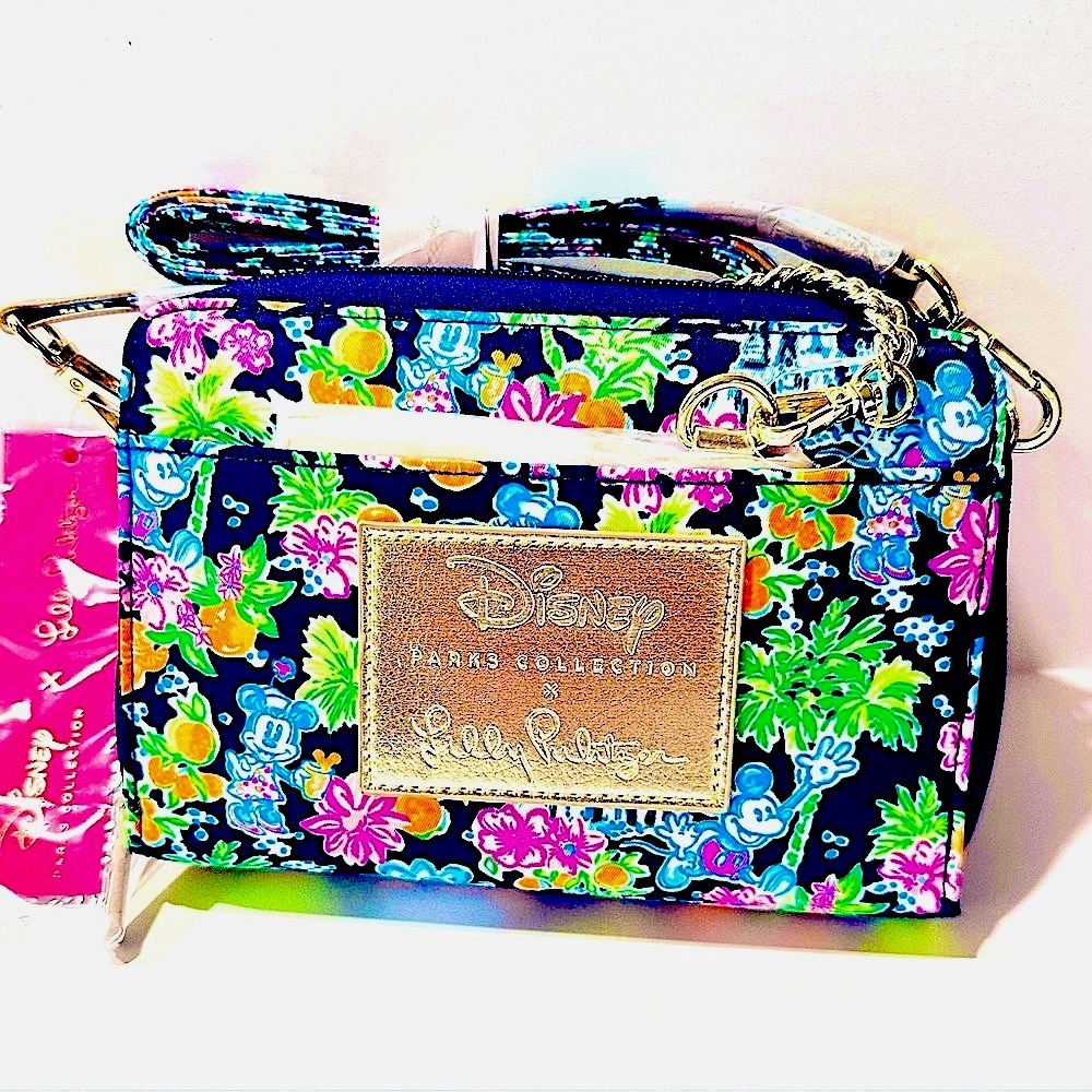 NWT Lilly Pulitzer x Disney Parks Collection Marsten Crossbody in Aegean Navy